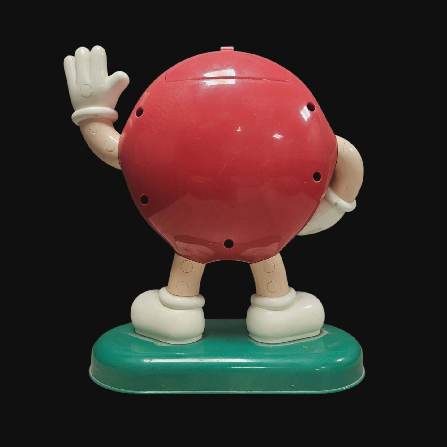 M&M’s Red Candy Dispenser – Originele jaren ’90 consumentenversie (±20 cm)