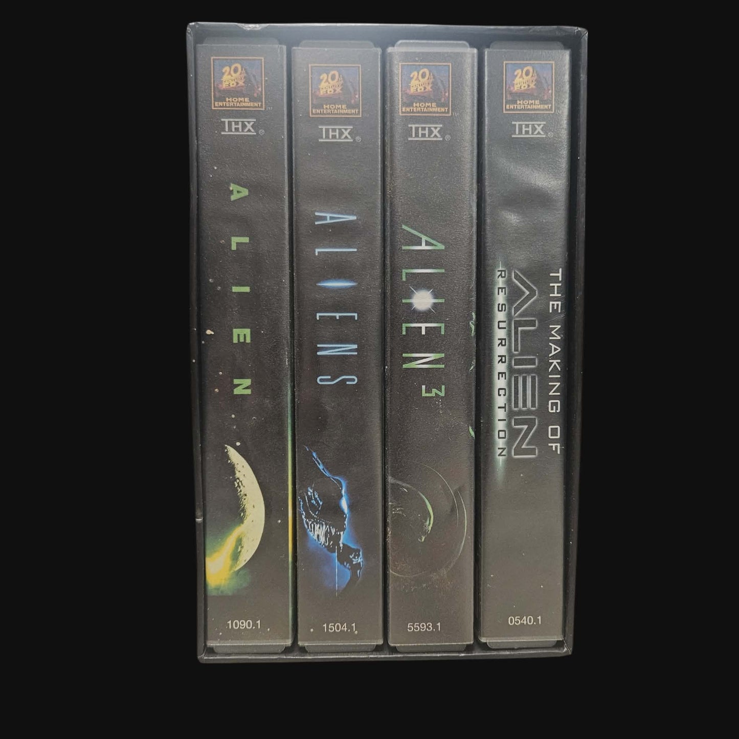 Coffret VHS de la quadrilogie Alien – Édition THX néerlandaise/belge 1997/1998