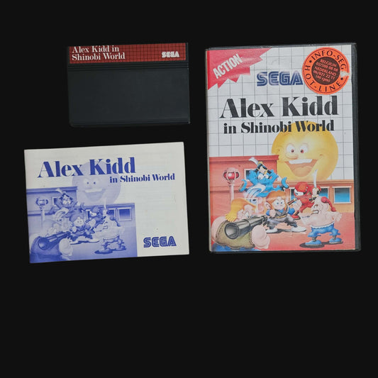 Alex Kidd in Shinobi World (1990) – Sega Master System – Complet – PAL –
