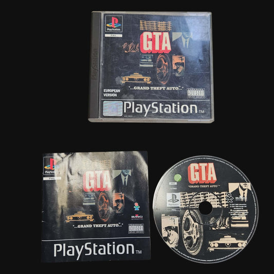 Grand Theft Auto (GTA) – PlayStation 1 (PAL, European Version)