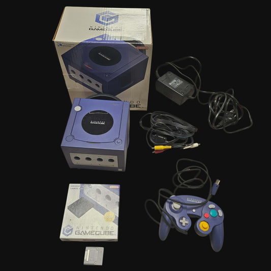 Nintendo GameCube Indigo (PAL) – Complete Set met Doos + Controller + Memory Card 251