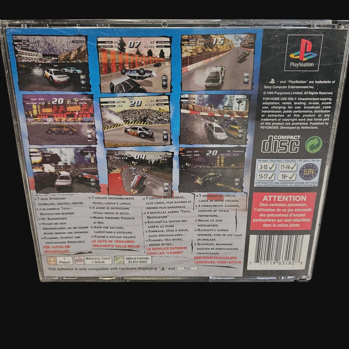 Destruction Derby 2 – PlayStation (PS1, PAL)