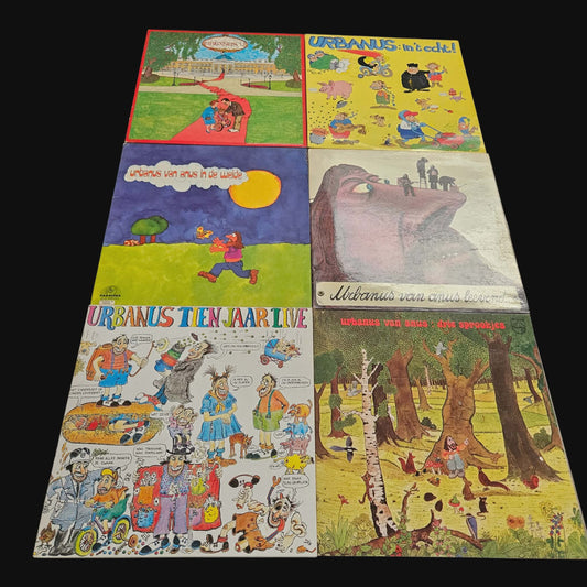 Urbanus – Collection Vinyle (1974–1984) – LPs originaux – Classiques cultes belges